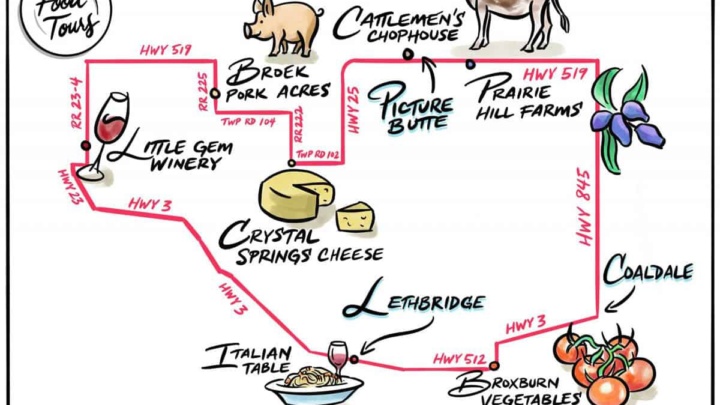 Canadas Food Tours Map 2